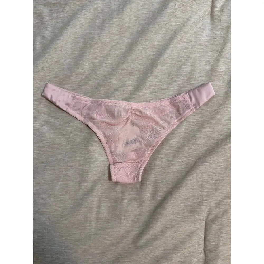 intimately free people heart throb cheeky undies silver pink women size x-small